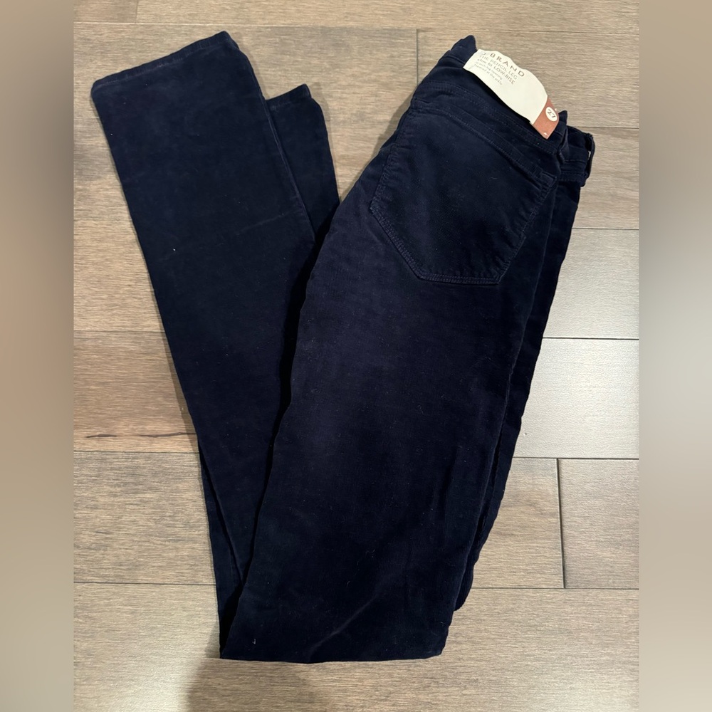 J brand the pencil leg corduroy slim fit 27 nwt